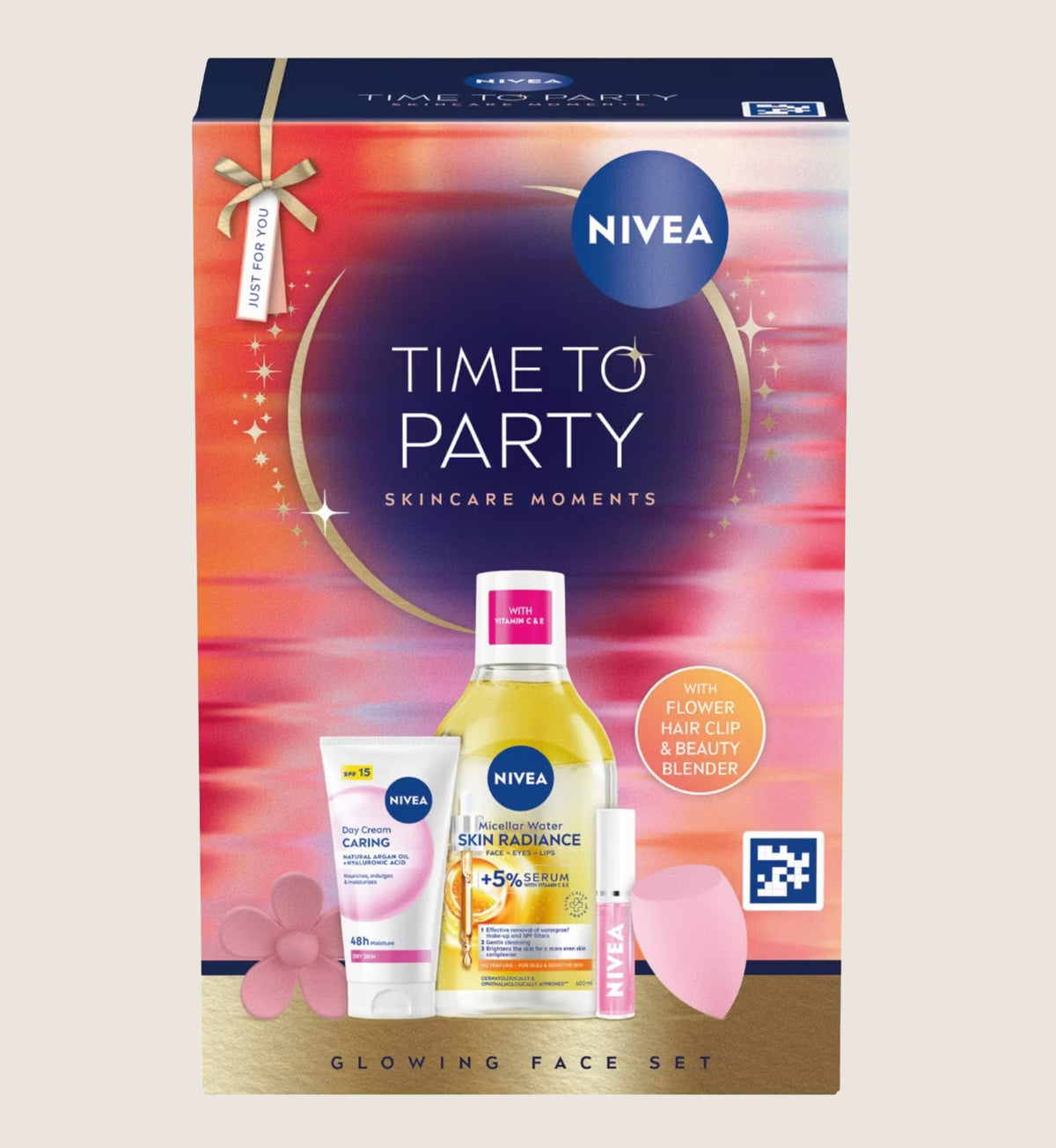NIVEA Time To Party Skincare Gift Set For Her