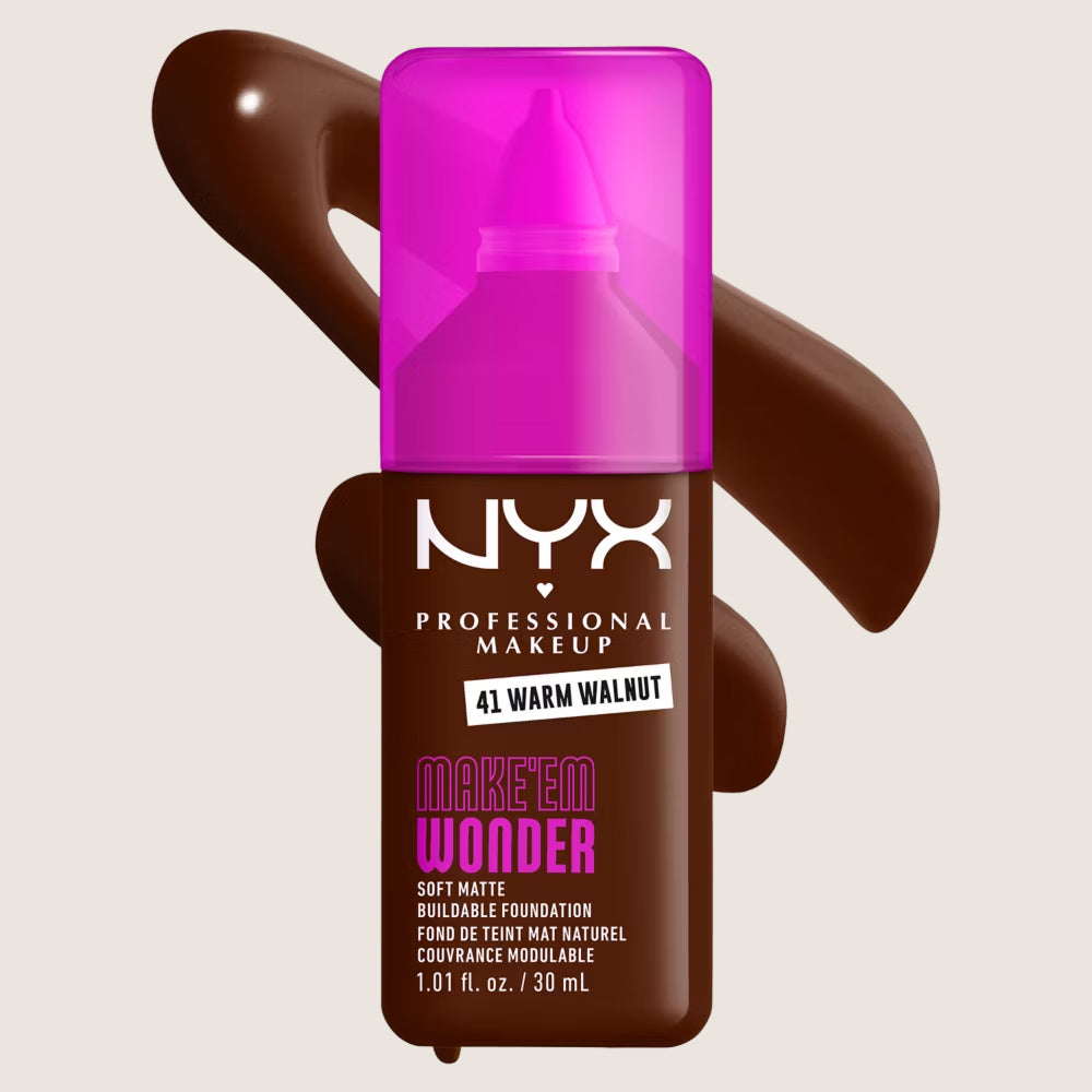 NYX Professional Makeup Make EM Wonder 24H Soft Matte Foundation 24-Hour Wear