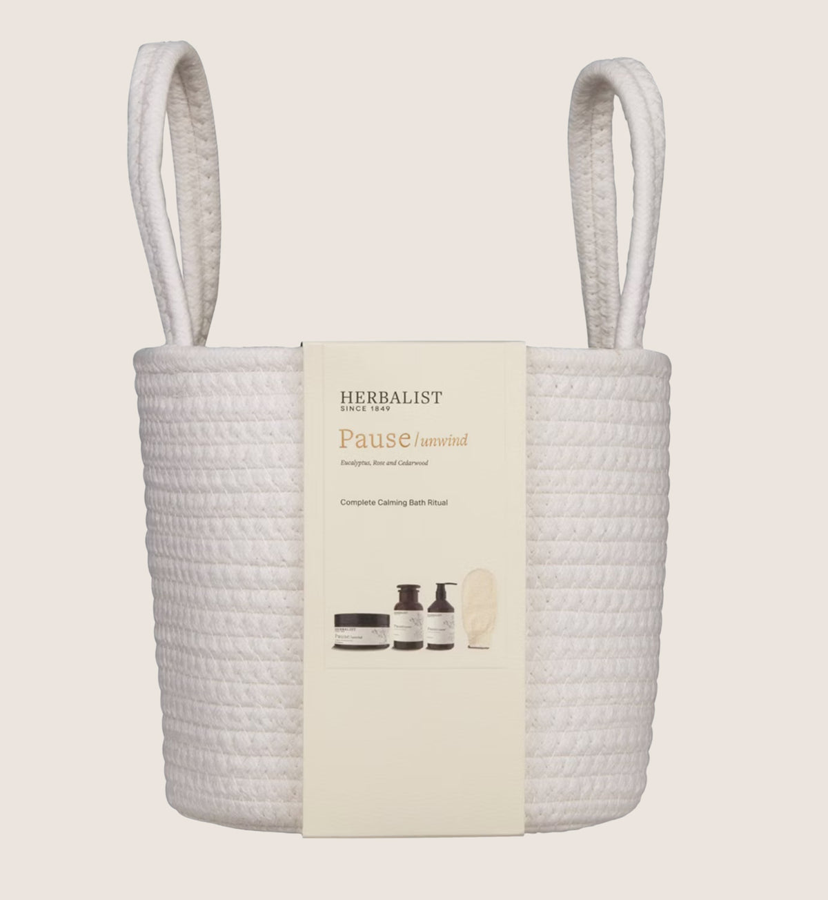 Herbalist Pause Complete Calming Bath Ritual Bath & Body Gift Set For Her