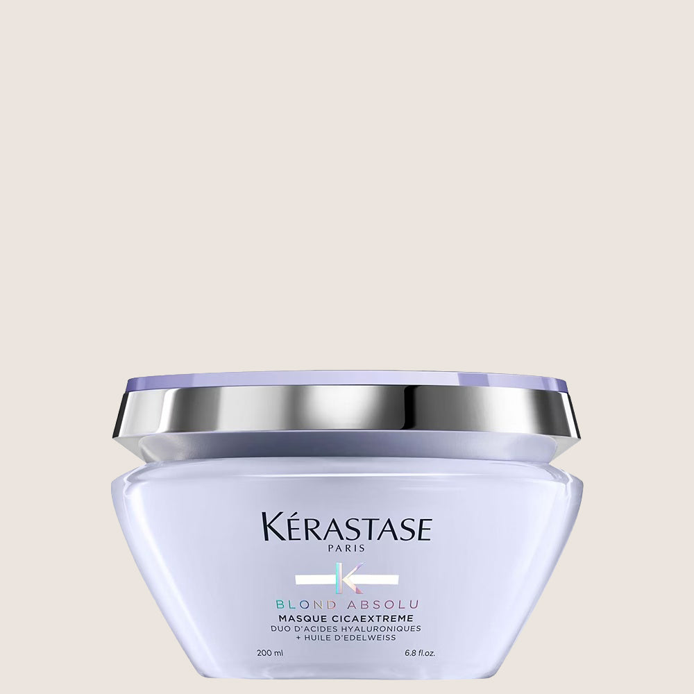Kérastase Blond Absolu, Intense Conditioning Hair Mask, For Sensitised Lightened or Highlighted Hair With Hyaluronic Acid Deep Nourishment Mask 200ml
