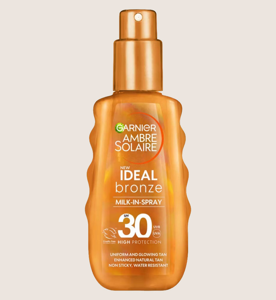 Garnier Ambre Solaire Ideal Bronze Sun Cream Milk-In Spray SPF 30 SPF30 150ml