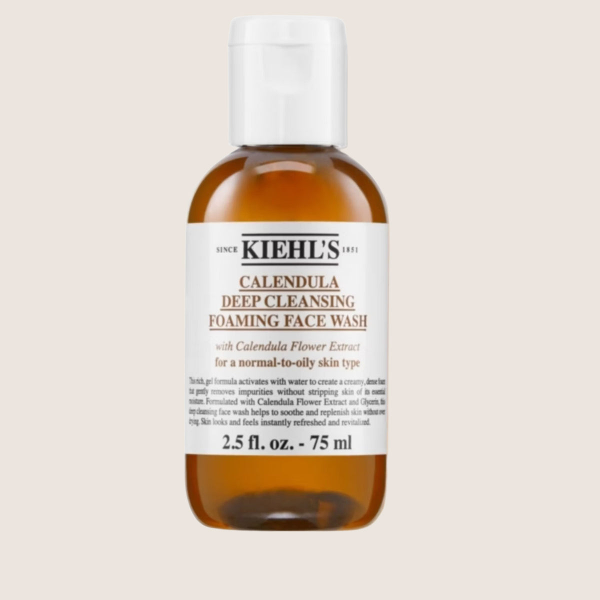 Kiehl's Calendula Deep Cleansing Foaming Face Wash with Calendula Extract 75ml