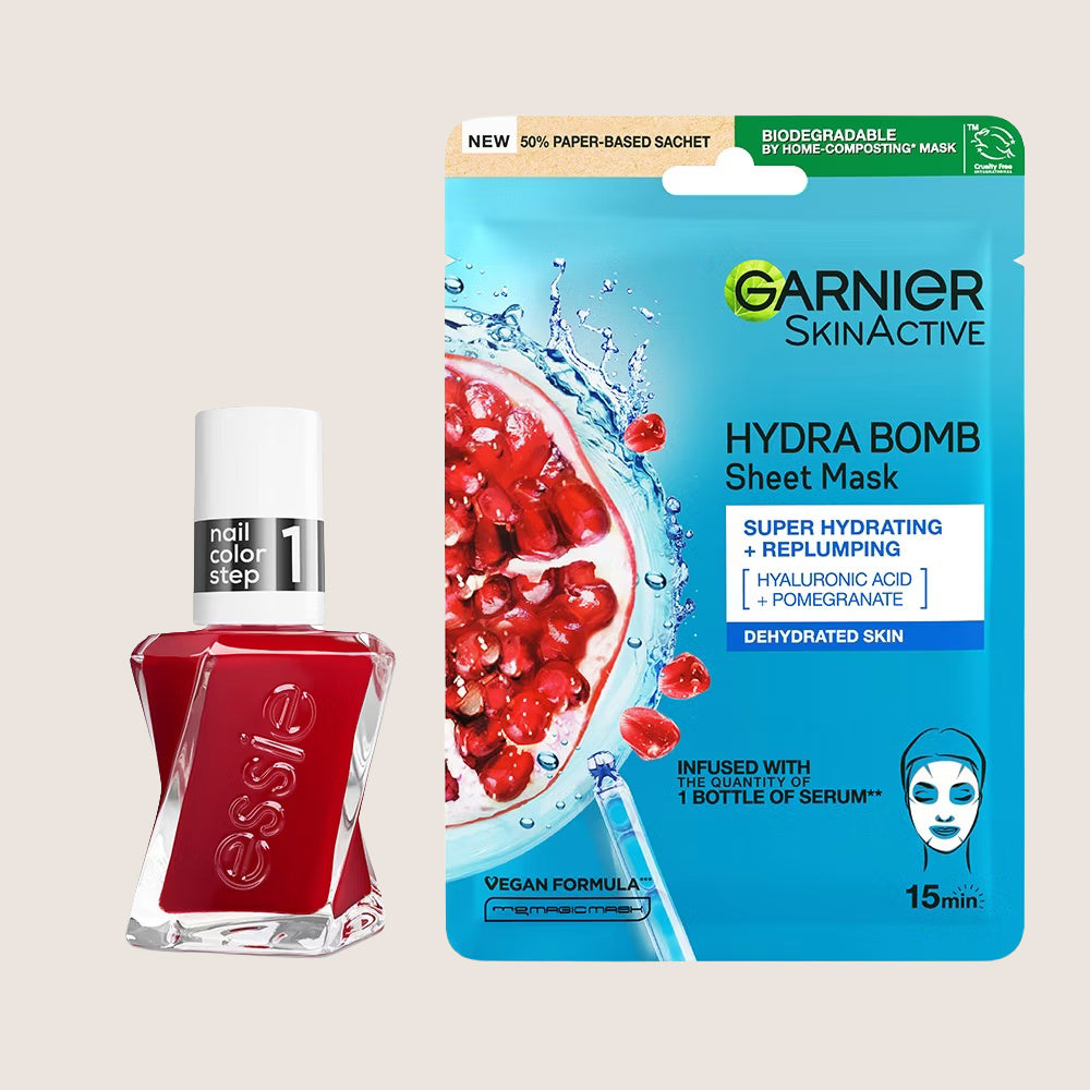 Essie Bubbles Only & Garnier Face Mask Premium Quality