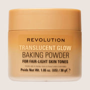 Revolution Translucent Glow Loose Baking Powder Ultra-Fine Texture