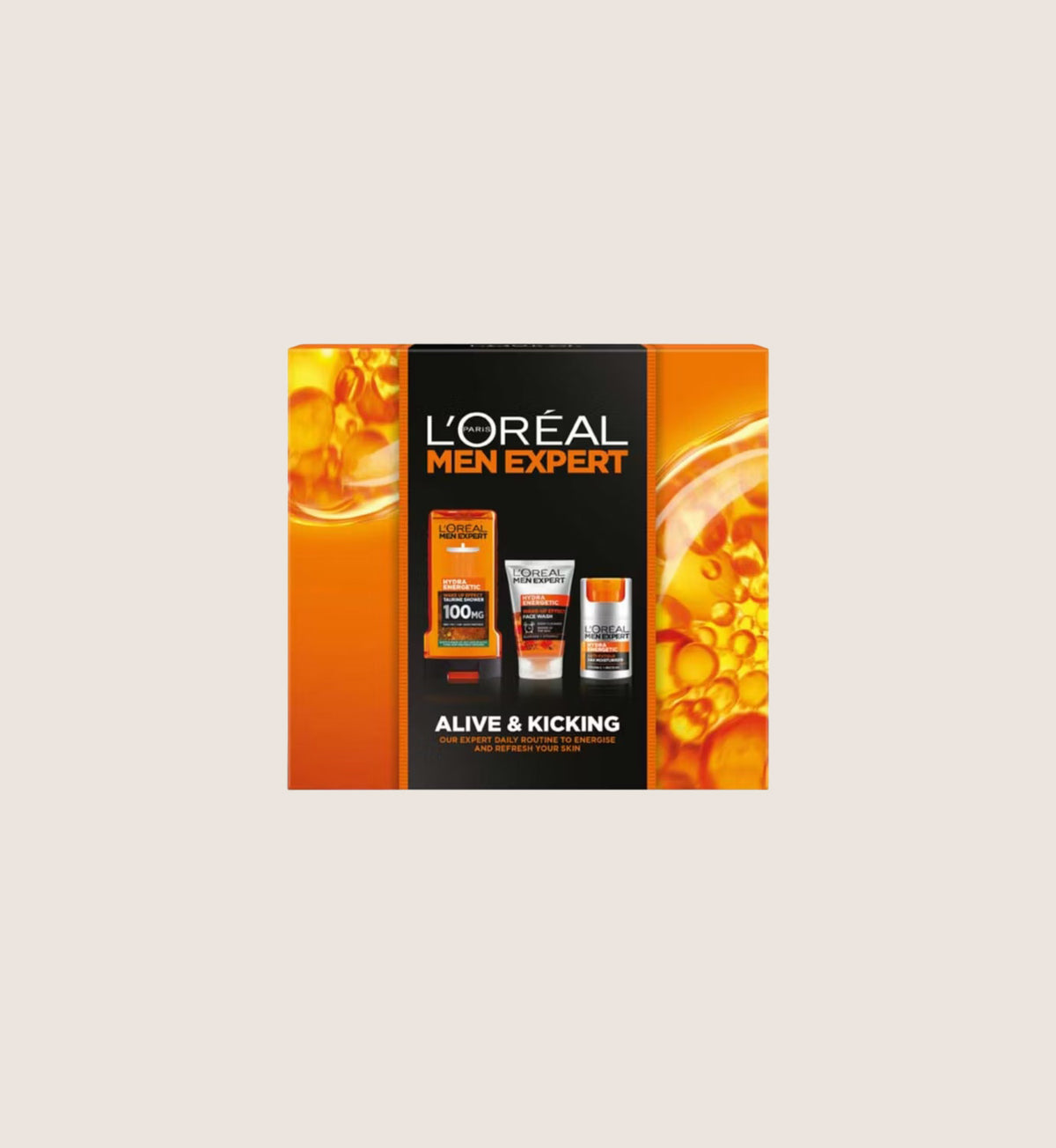 L'Oréal Men Expert Alive & Kicking Hydra Energetic Gift Set - 3 Piece Routine