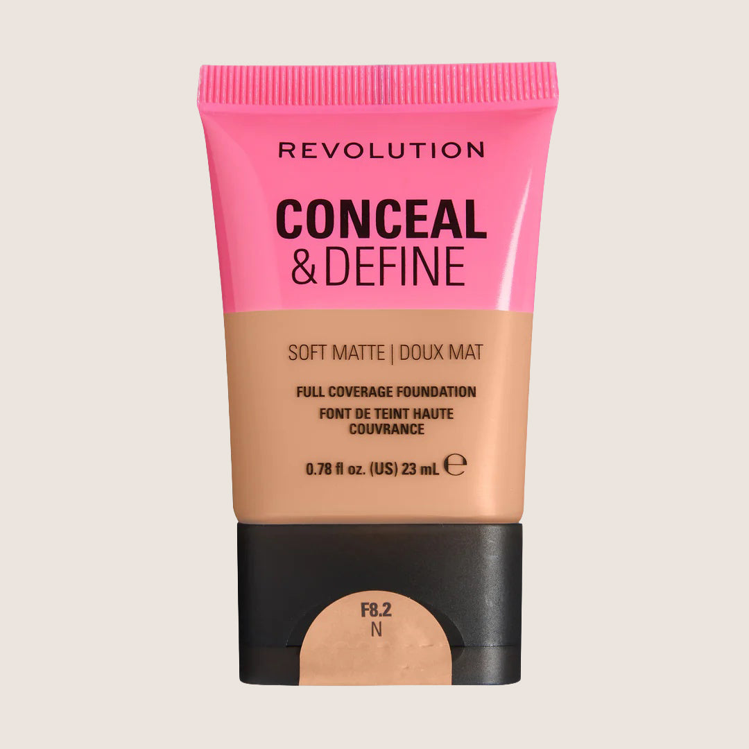 Revolution Conceal & Define Soft Matte Tube Foundation Flawless Base