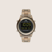 Daniel Wellington Women's Retro Digital 42mm Brown Case Black Dial Watch DW00100767
