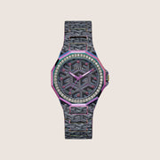 Guess Women's Escape Watch Crystal-Set Multicolour Dial GW0597L2