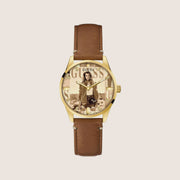 Guess Women's Brown Dial Watch Brown Dial GW0290L1