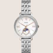 Fossil Jacqueline Silver Steel Bracelet Watch ES5164