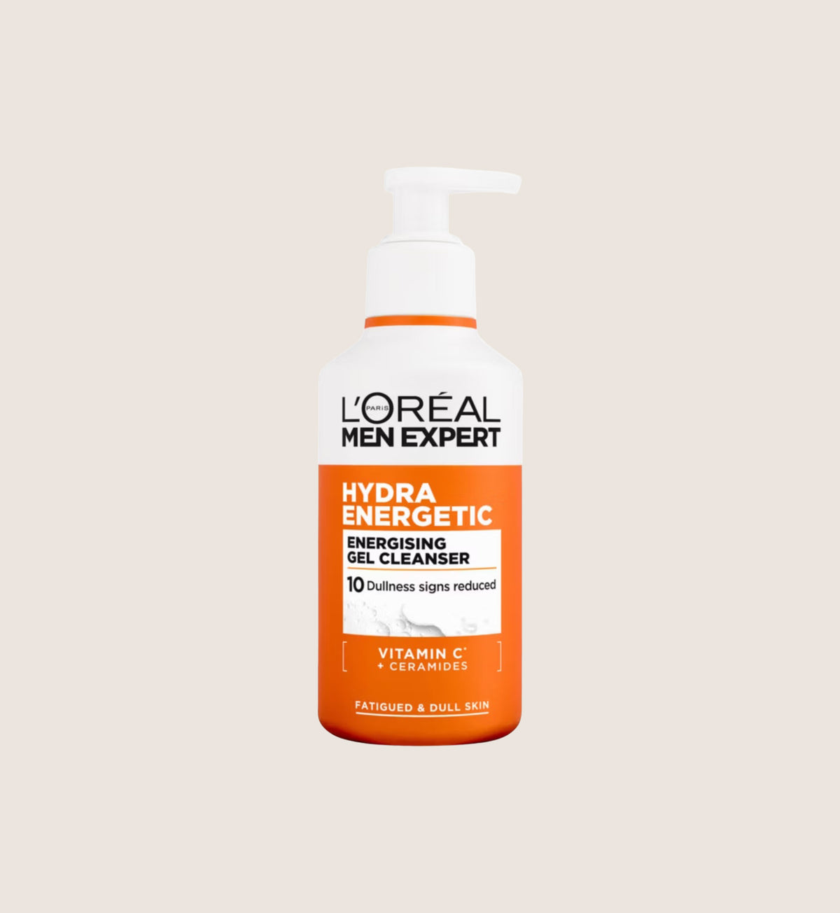L'Oréal Men Expert Hydra Energetic Energising Gel Face Cleanser for Dull-Looking Skin 260ml