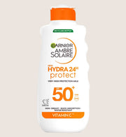 Garnier Ambre Solaire Hydra 24H Protect SPF50 Sun Cream Lotion 175ml