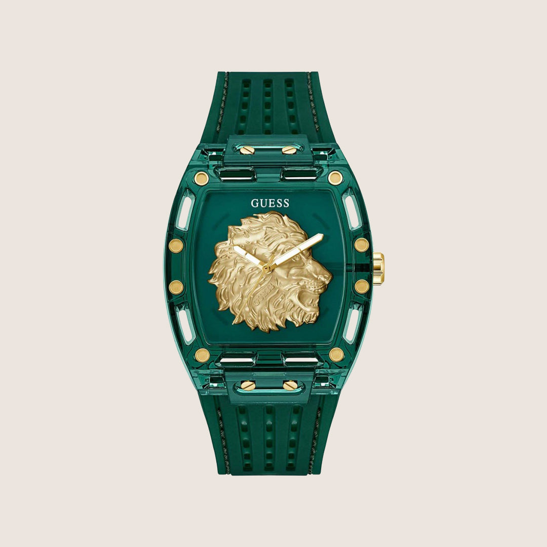Guess Mens Phoenix Watch Green Dial GW0959G2
