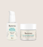 Aveeno Face Calm and Restore 24hr Hydration Duo Bundle Premium Skincare