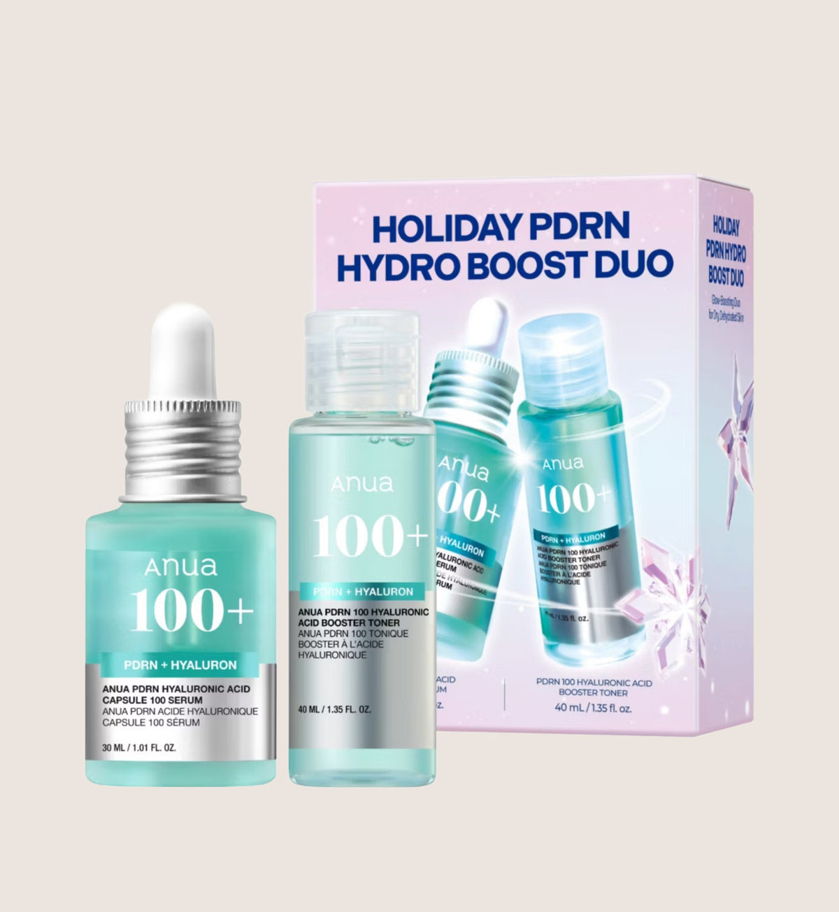 Anua Holiday PDRN Hydro Boost Duo Skincare Gift Set For Her