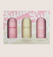 Sundae Shower Foam Minis Travel Trio Bath & Body Gift Set For Her