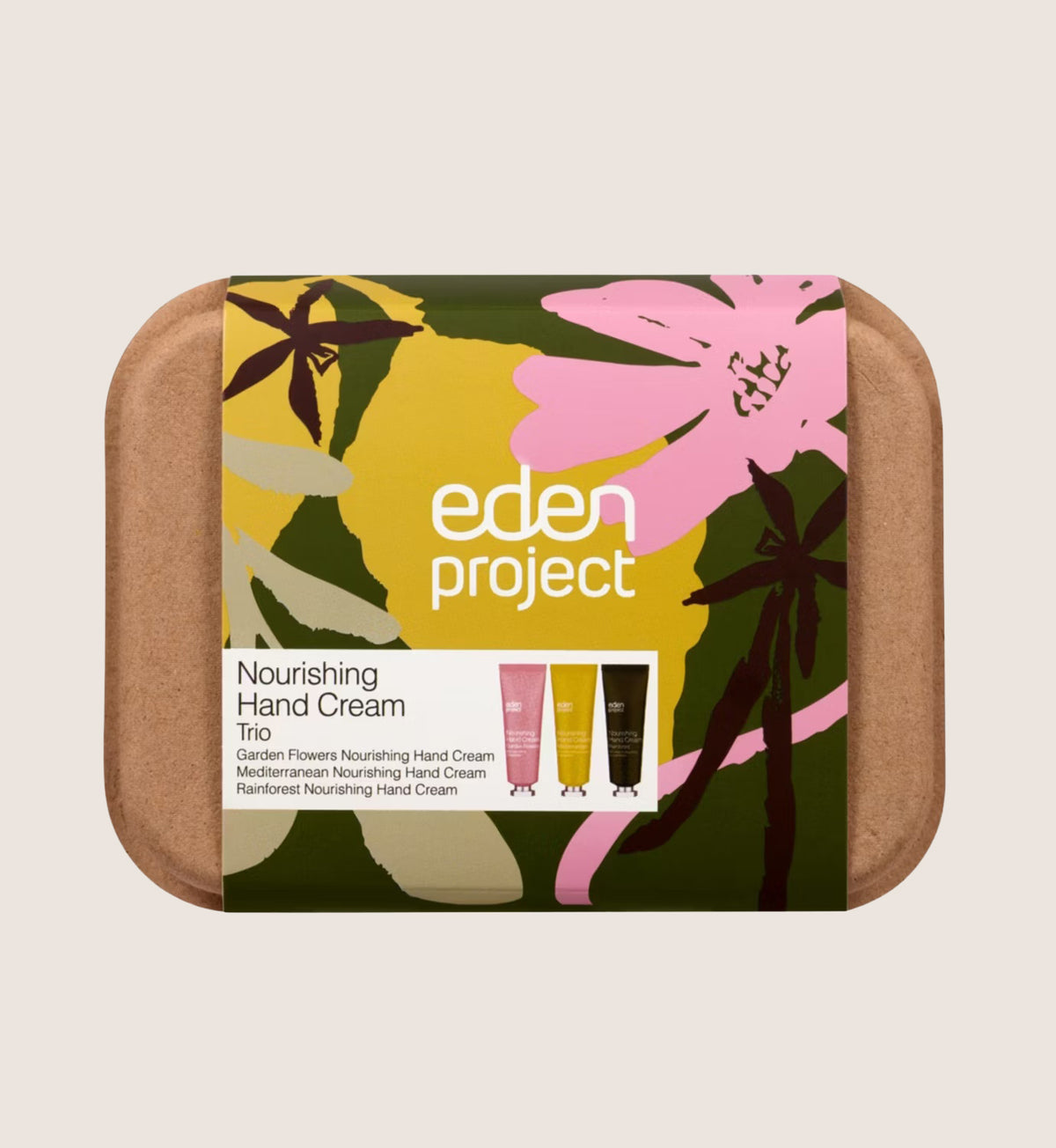 Eden Project Nourishing Hand Cream Trio Bath & Body Gift Set For Her