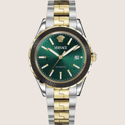 Versace Mens Hellenyium Watch Green Dial Automatic VEQCA0524