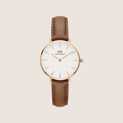 Daniel Wellington Women's Petite Durham Rose Gold White Dial Watch DW00100228