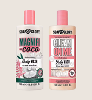 Soap & Glory Clean on Me & Magnificoco Wash Duo Gentle Cleanse