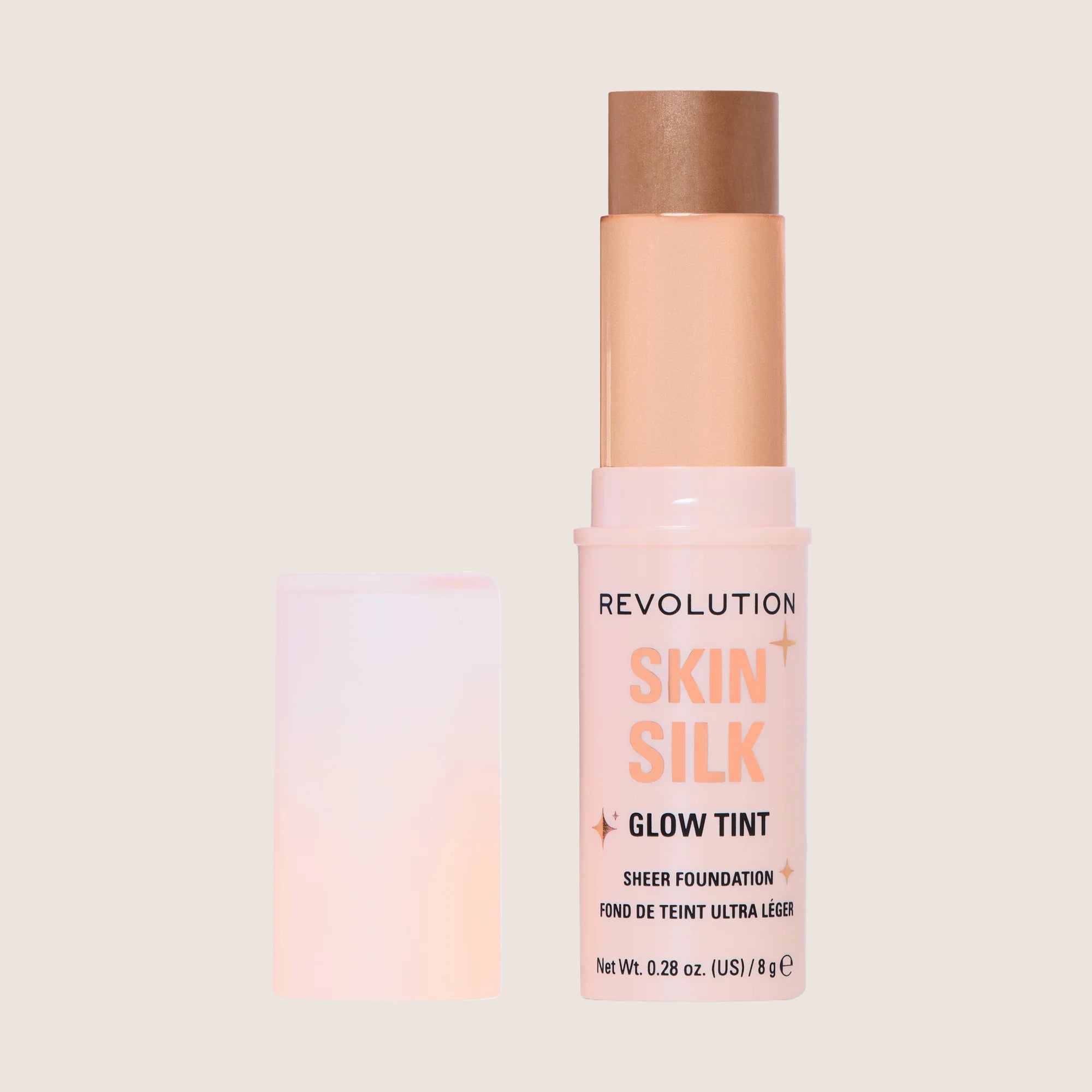 Revolution Skin Silk Glow Tint Sheer Foundation Stick Flawless Base