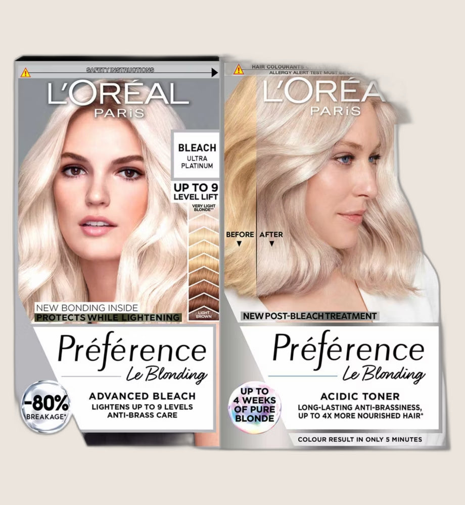 L'Oréal Preference Bleach+Toner Bundle