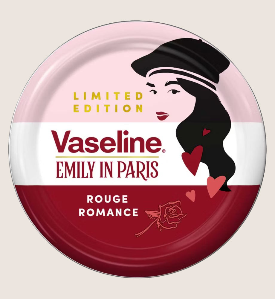 Vaseline x Emily in Paris Limited Edition Moisturising Lip Therapy Tin 20g