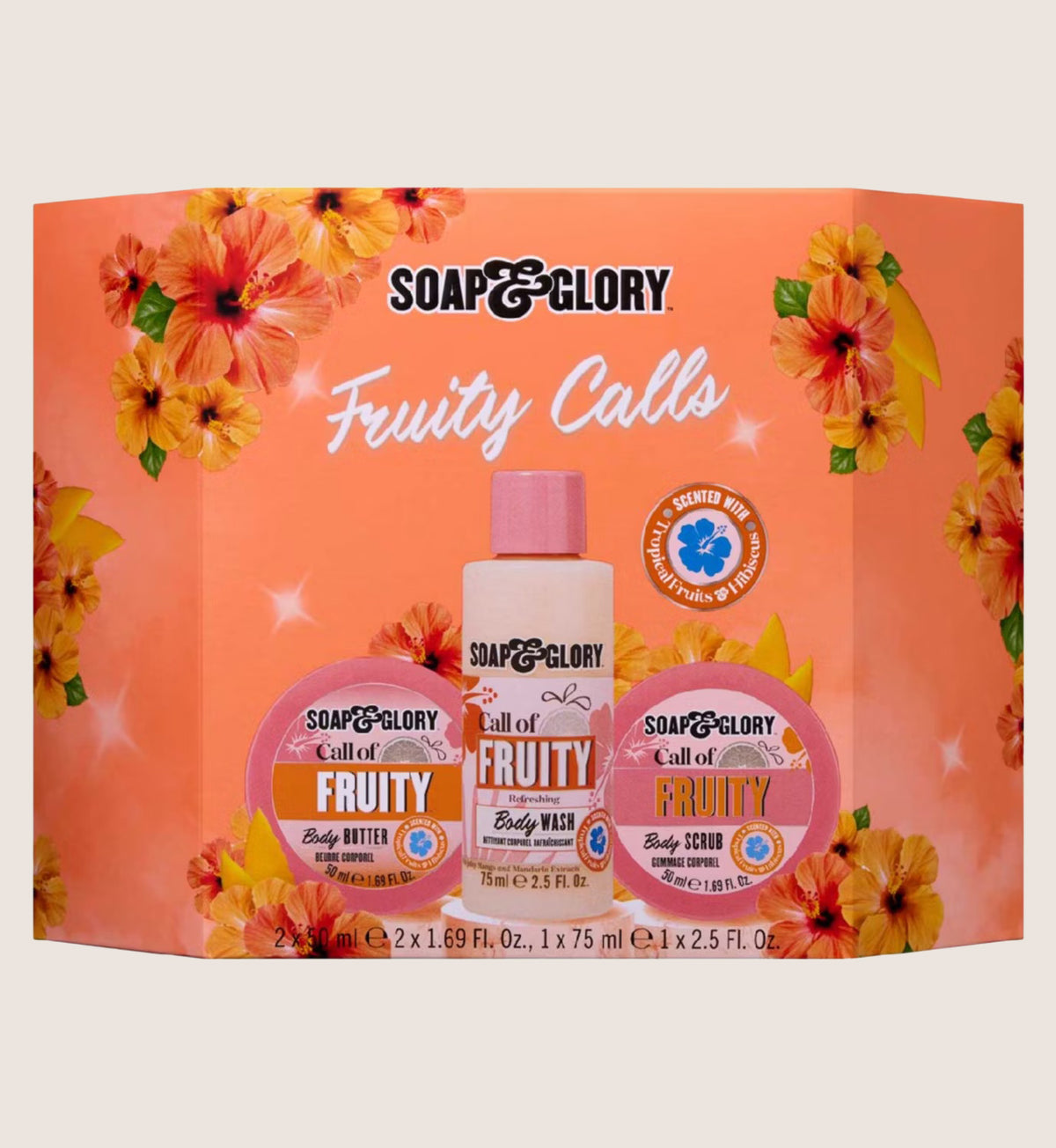 Soap & Glory Call of Fruity Mini Bath & Body Gift Set For Her