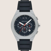 Armani Exchange Mens Sport Watch Blue Silicone Strap AX4172