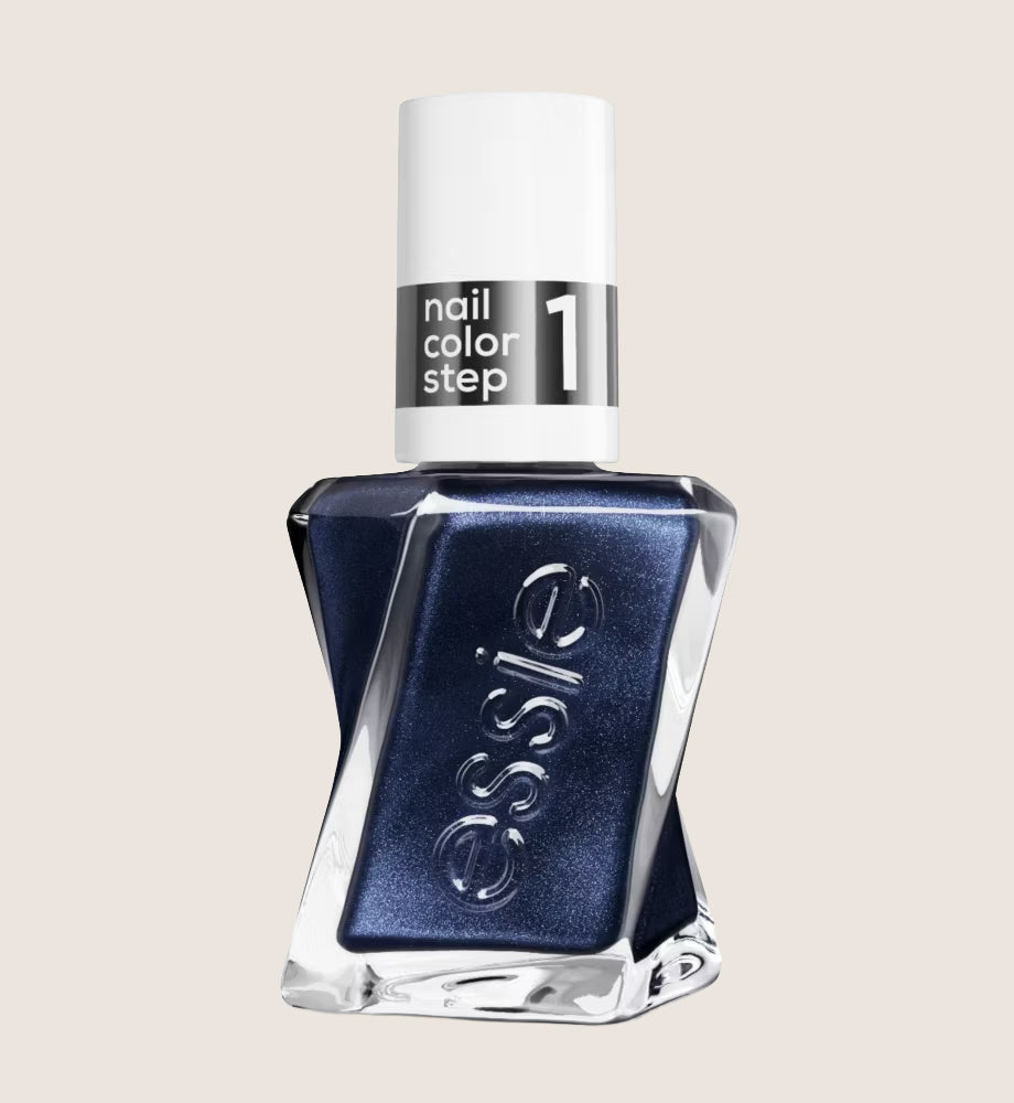 Essie Gel by essie Gel-like Nail Polish, Up to 15 Days of Wear, No UV Light, Ice Ice Navy, Metallic Blue Nail Polish, Glossy Finish 13.5ml