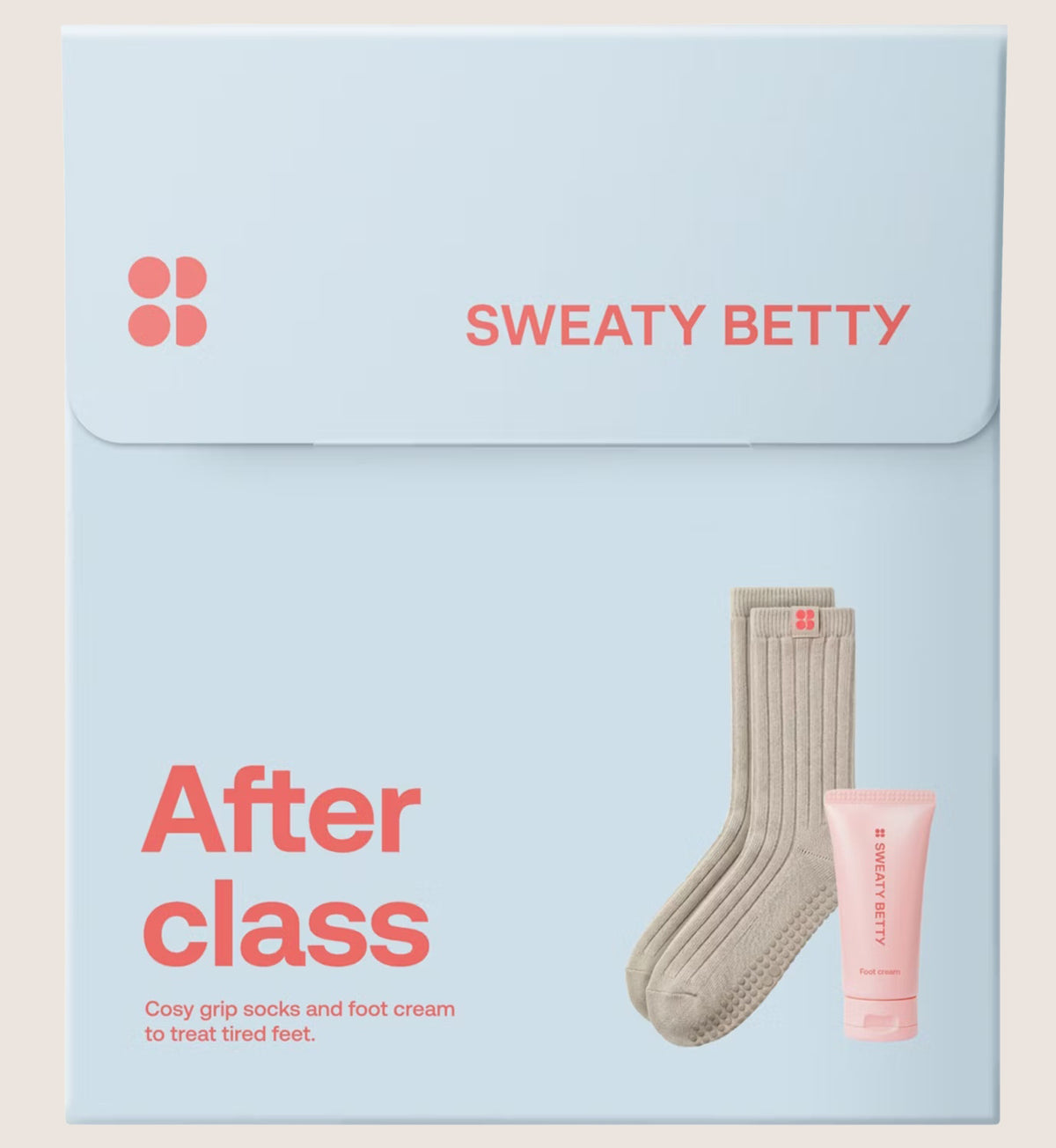 Sweaty Betty After Class Socks & Foot Cream Bath & Body Gift Set For Her