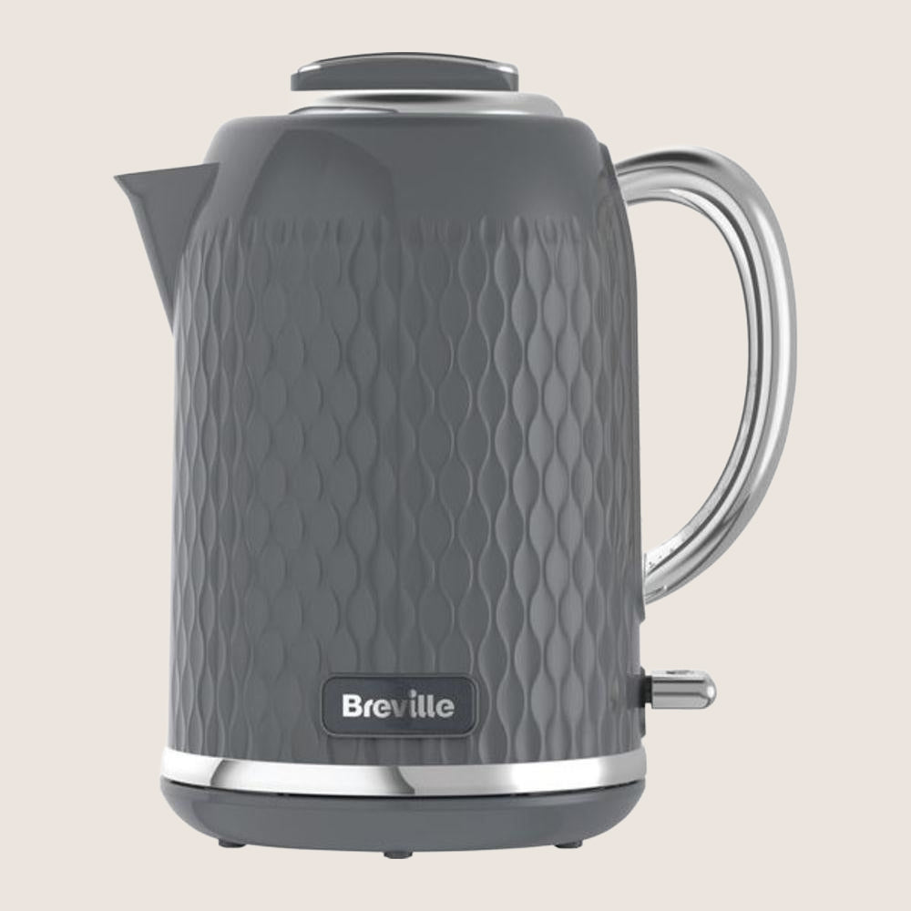 BREVILLE Curve VKT227 Jug Kettle with Concealed Element 1.7L - Grey