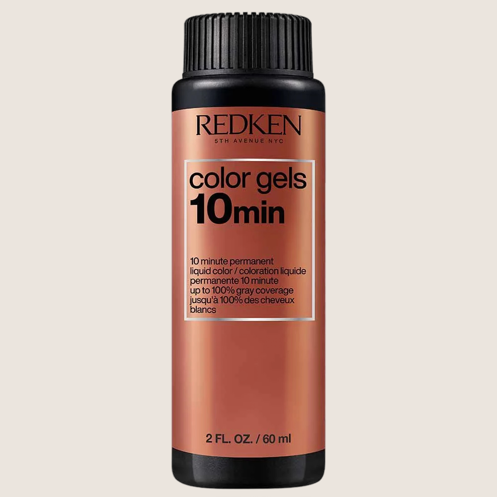Redken Color Gels Lacquers 10 Minute Permanent Liquid Hair Colour 6ABN Brown Smoke 60ml