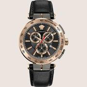 Versace Mens Watch All-Black Tachymeter Chronograph VE6CA0323
