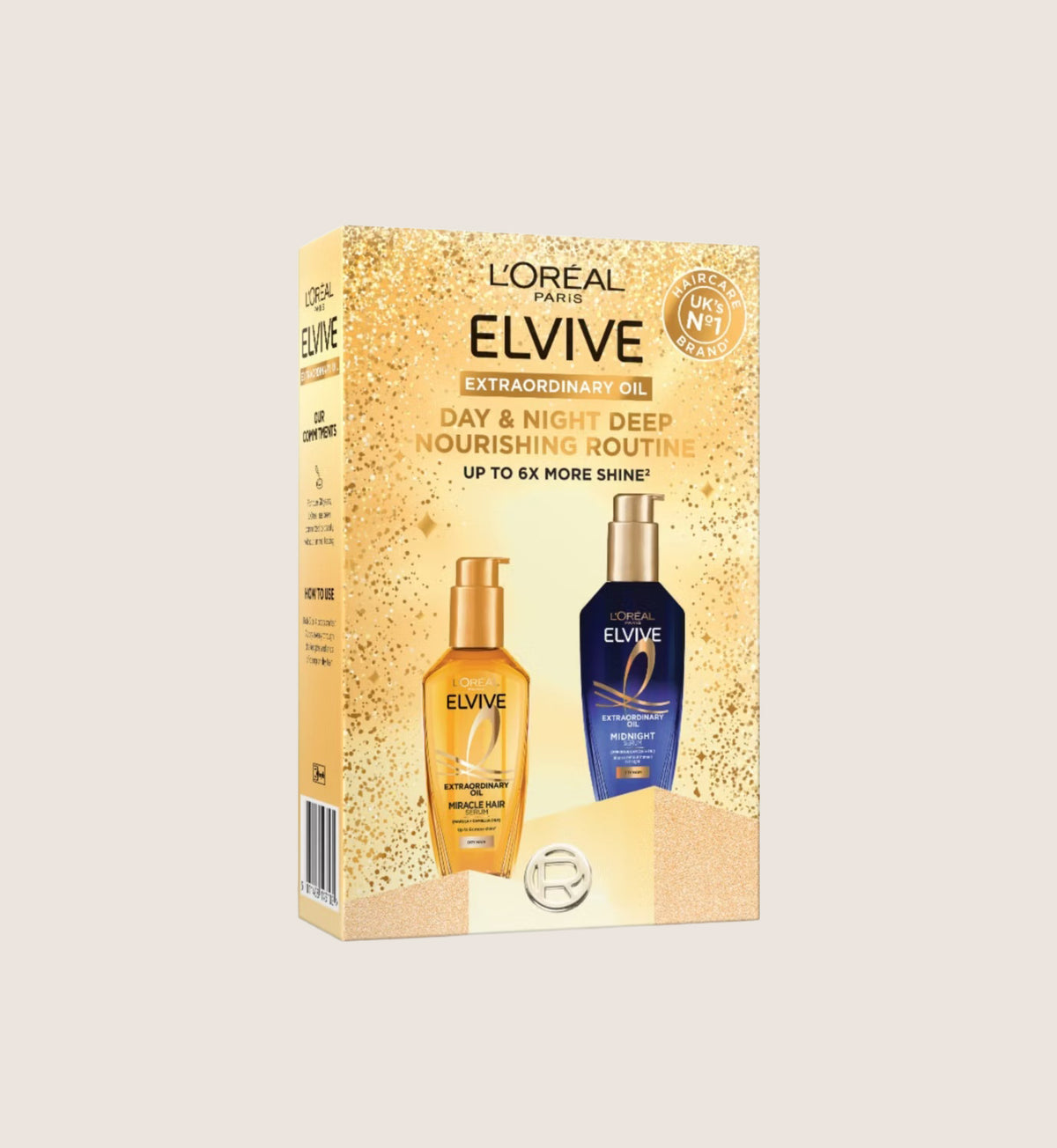 L'Oréal Paris Elvive Extraordinary Oil Day And Night Beauty Gift Set For Her