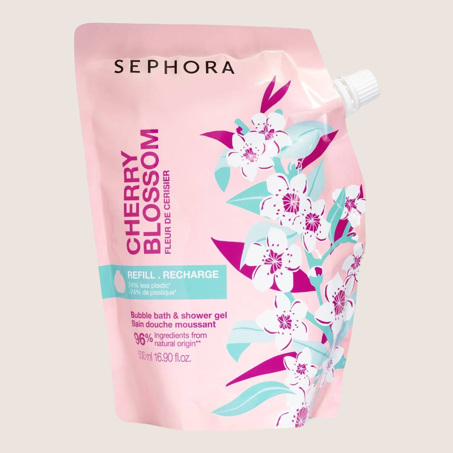 Sephora Collection Bubble Bath & Shower Gel Refill Premium Care 500ml