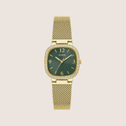 Guess Women's Tapestry Watch Crystals-Set Green Dial GW0354L5