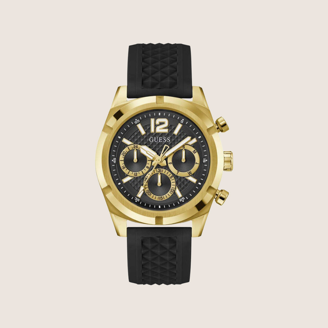Guess Mens Resistance Watch Black Dial GW0729G2