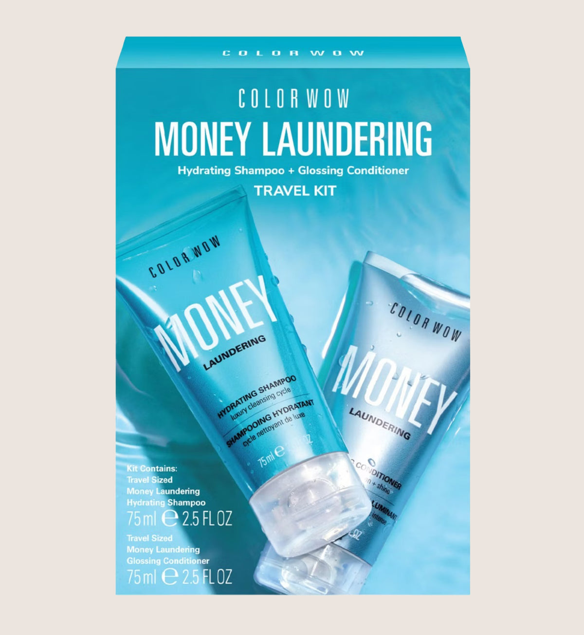 Color Wow Money Laundering Travel Kit Beauty Gift Set For Her