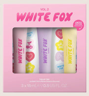 White Fox Perfect Pout Lip Balm Trio Beauty Gift Set For Her