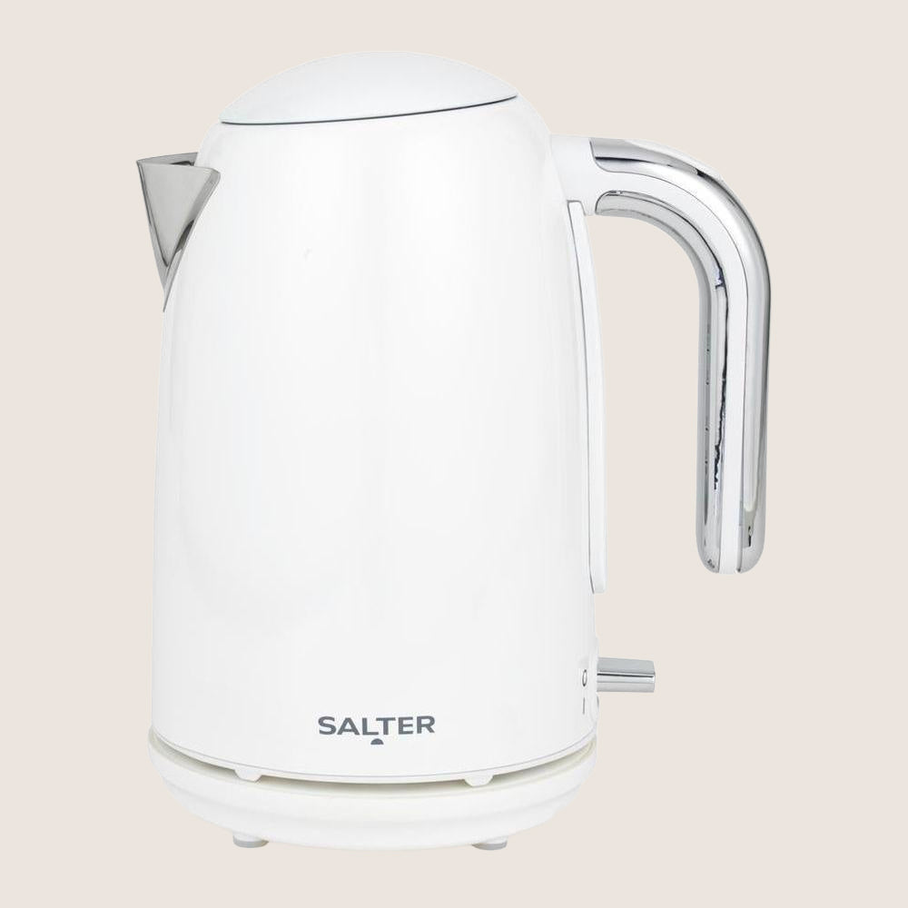 SALTER Boston EK6085MW Electric Kettle with Matt White Finish 1.7L - White