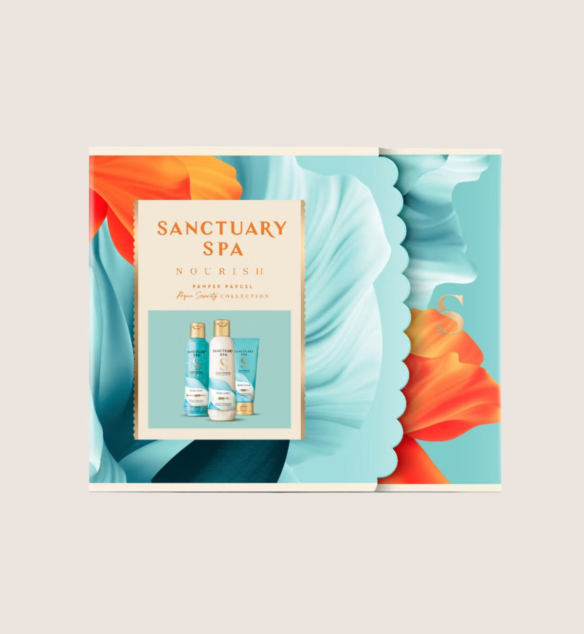 Sanctuary Spa Aqua Serenity 3 Step Spa Bath & Body Gift Set For Her