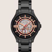 Armani Exchange Mens Watch Black Stainless Steel Bracelet AX2465