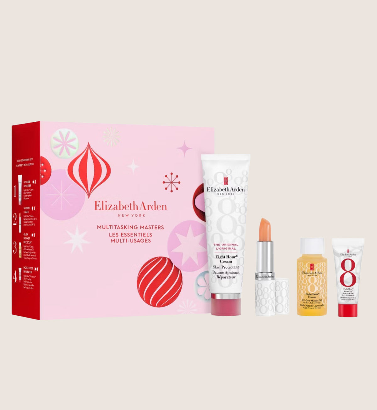 Elizabeth Arden Eight Hour Multitasking Masters 4 Piece Holiday Skincare Gift Set For Her