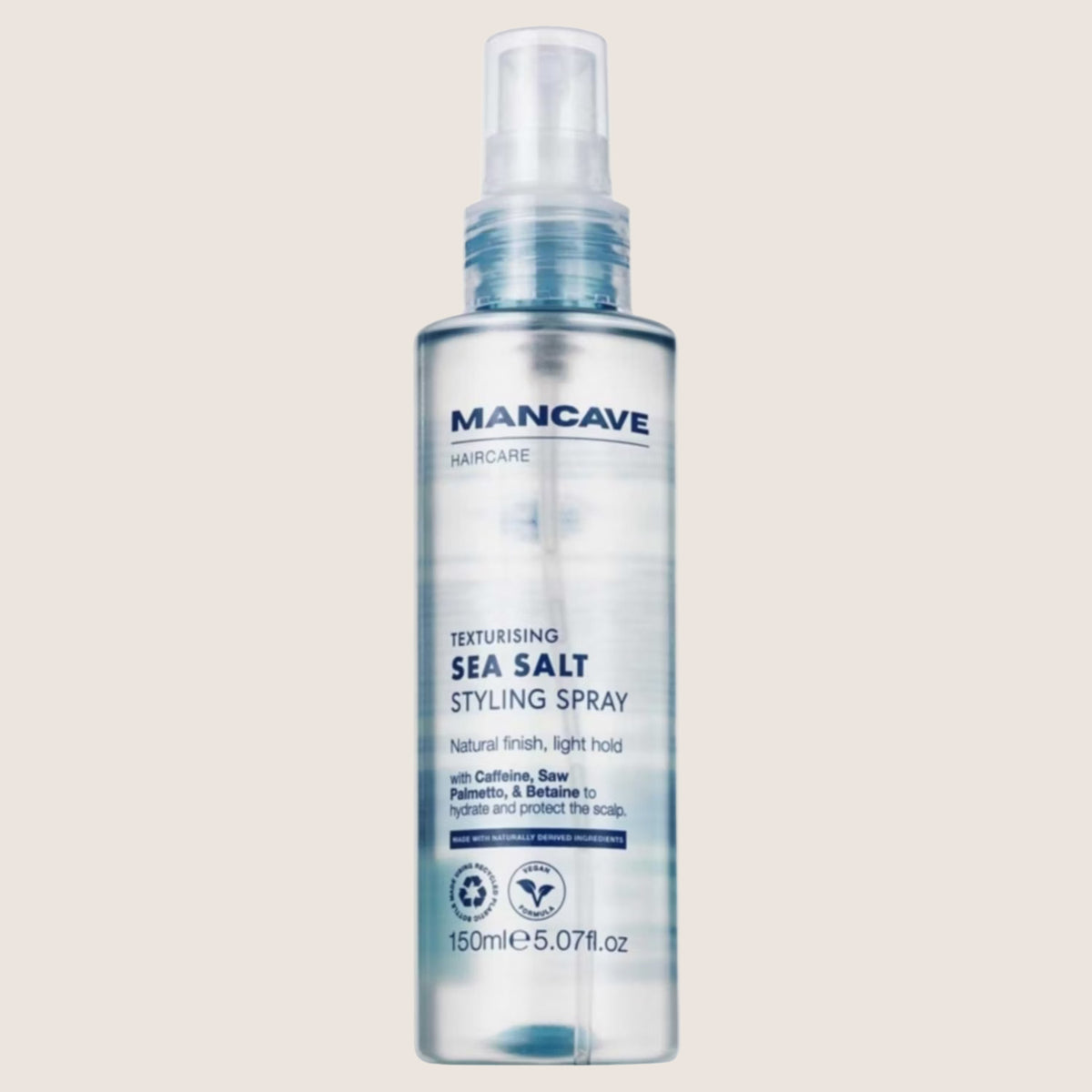 ManCave Sea Salt Styling Spray Light Hold Natural Finish 150ml