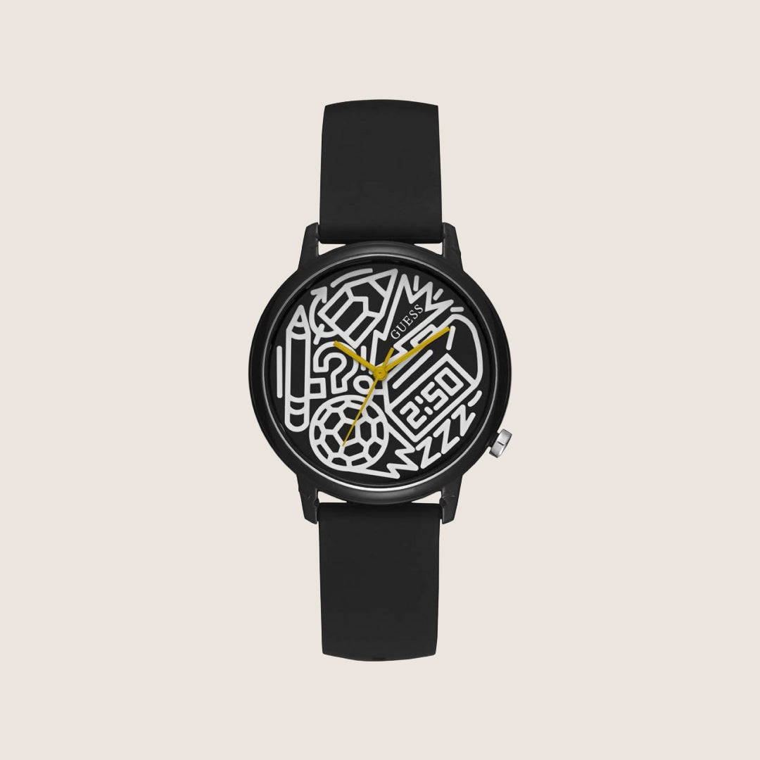 Guess Mens Watch Black Dial V0023M8