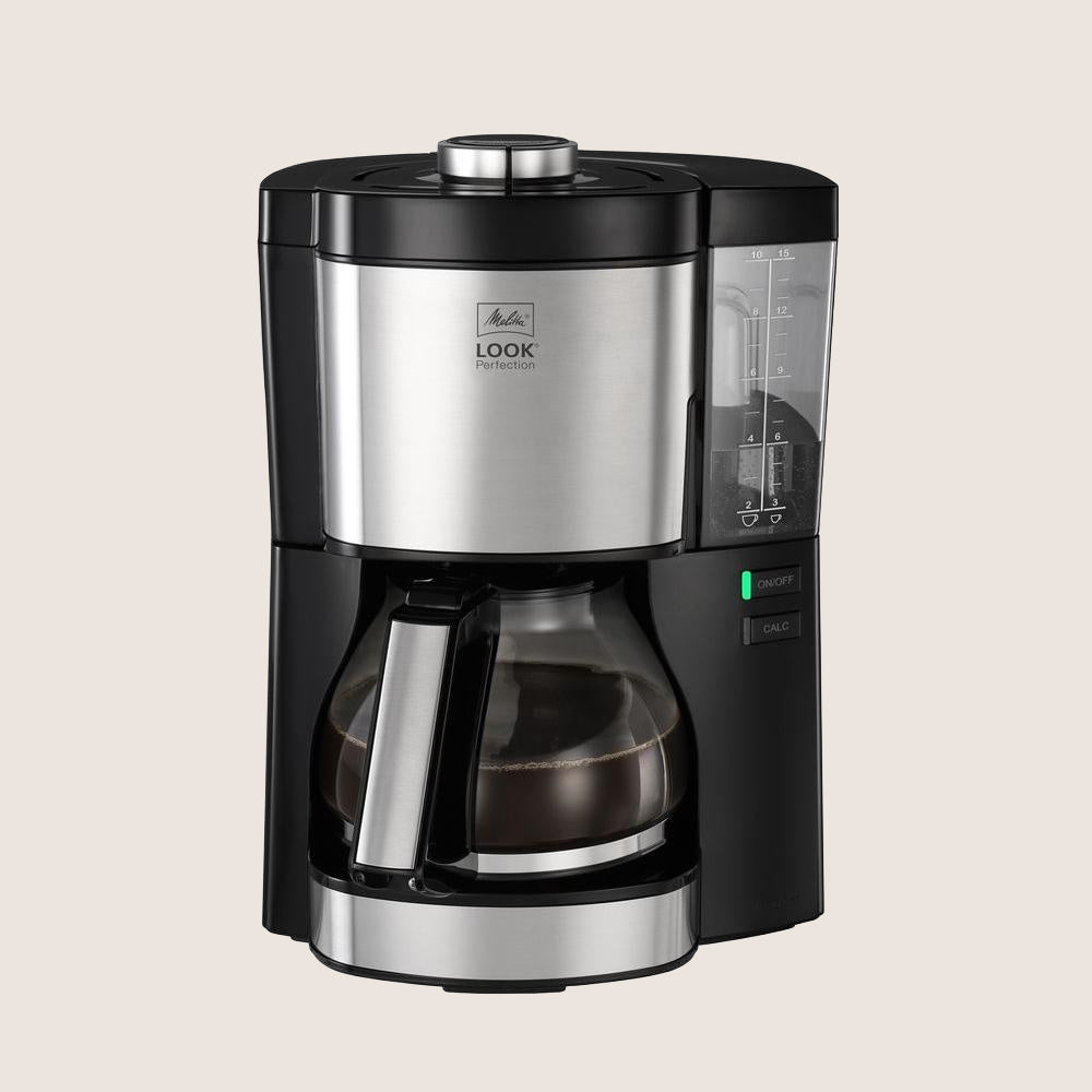 MELITTA Look V Perfection Filter Coffee Machine AromaSelector Limescale Protection 12 Cups