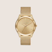 Michael Kors Men's Slim Runway All-Gold Dial Stainless Steel Bracelet Watch MK8625