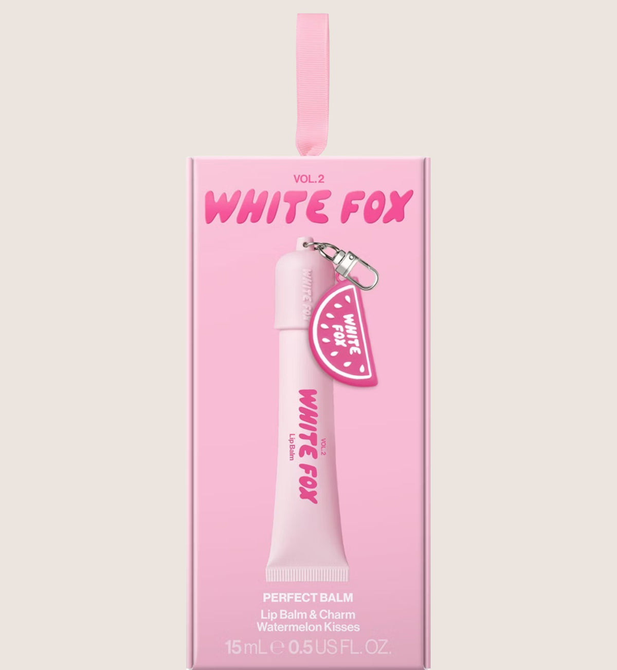 White Fox Perfect Balm And White Fox Keyring Beauty Gift Set For Her
