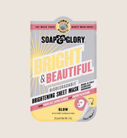 Soap & Glory Bright + Beautiful Biodegradable Brightening Sheet Mask Intensive Treatment